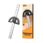 Preciva Woodworking Scribing Angle Ruler, Angle Protractor