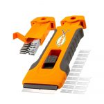 Razor Blade Scraper Tool with 15pcs Extra Blades, Cleaning Razor Scraper for Glas