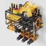 Navaris Plastic Storage Box - Stackable Organizer Case for Tools