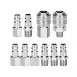 Sukudon 10 pcs Air Line Connectors Euro Airline Hose Compressor Accessories