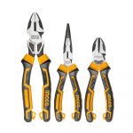 INGCO 3Pcs Plier Set High Leverage Hand Tools